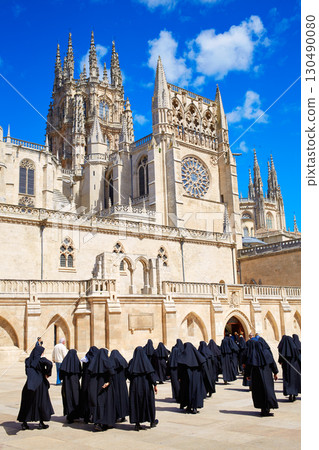 Burgos Cathedral facade in Saint James Way nuns 130490080