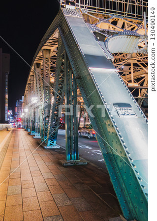 Saigawa Bridge and night view [Kanazawa City] 130490149
