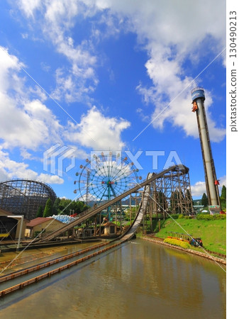 城島高原公園(別府市,垂直構圖) 城島高原公園(別府市,垂直構圖) 130490213