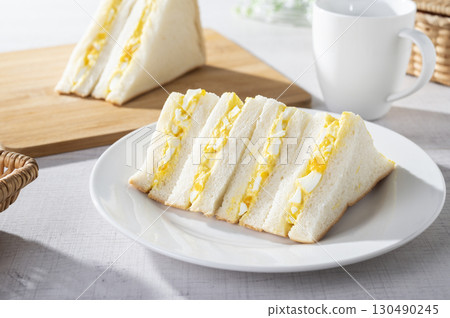 Delicious egg sandwich Delicious egg sandwich 130490245