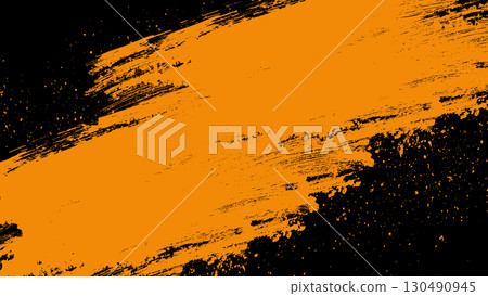 Grunge orange background material with splash effect Grunge orange background material with splash effect 130490945