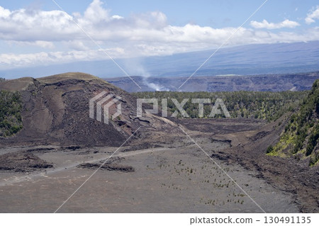 Landscape of Kilauea volcano on the Big Island of Hawaii 130491135