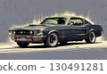 Retro car_Ford_Mustang_002 130491281