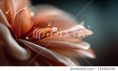 Abstract glowing particles on dark background Abstract glowing particles on dark background 130492206