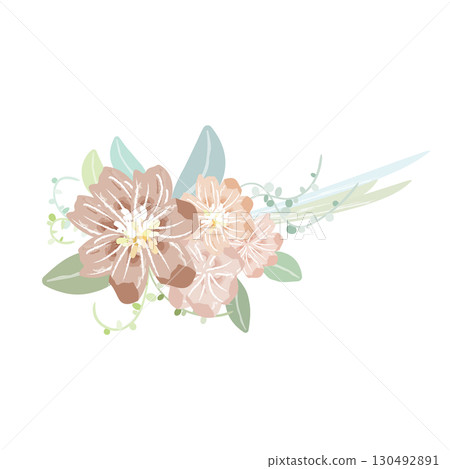 暗色的花胸花 130492891