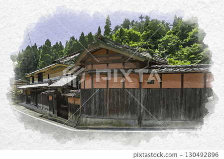 岡山縣高橋市下谷區水彩風吹屋街道 130492896