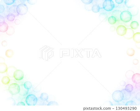 Colorful polka dots background 130493290