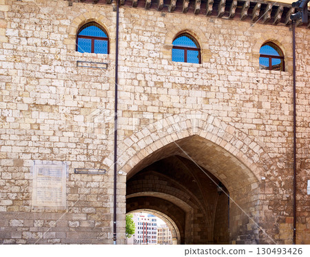Burgos Arco de Santa Maria arch at Castilla Spain 130493426