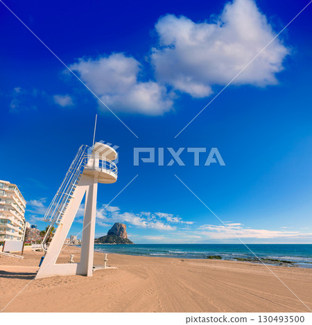 Calpe playa Arenal Bol beach near Penon Ifach Alicante 130493500