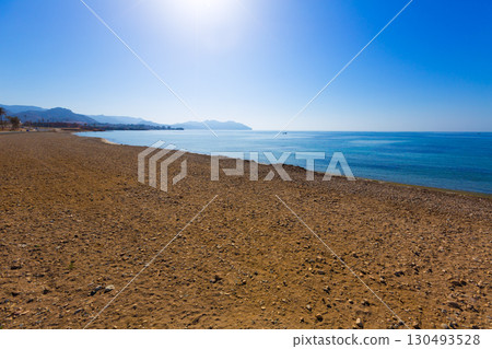Mazarron beach in Murcia Spain at Mediterranean 130493528