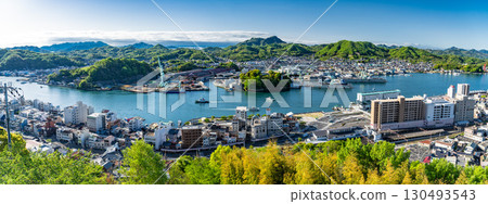 <廣島縣>尾道市街景及千光寺公園展望台全景 <廣島縣>尾道市街景及千光寺公園展望台全景 130493543