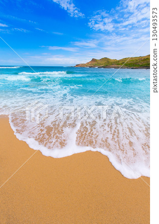 Cala Binimela in Menorca at Balearic islands 130493573