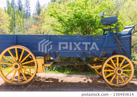 California Columbia carriage in an old Western Gold Rush Town California Columbia carriage in an old Western Gold Rush Town 130493614