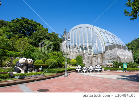 Macau Sepaiwan Park Giant Panda House exterior 130494105