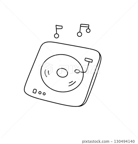 A record player with a record on it 130494140