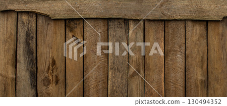 Shabby rextured floor. Old retro vintage wooden texture background. Rustic wooden surface. 130494352