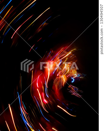 Trendy holographic abstract vibrant blurred bokeh gradient template Trendy holographic abstract vibrant blurred bokeh gradient template 130494507
