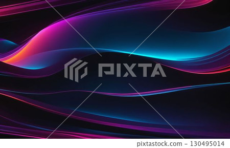 流動的粉紅色波浪背景 流動的粉紅色波浪背景 130495014