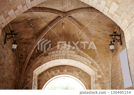 Burgos Arco de Santa Maria arch at Castilla Spain 130495154