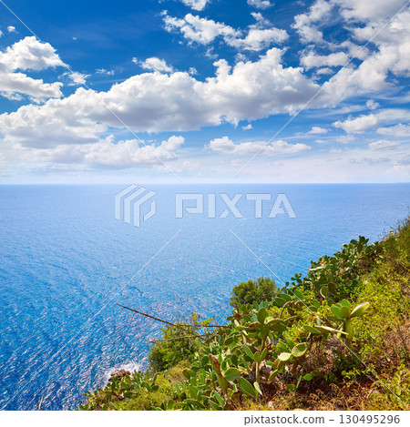 Tossa de Mar Aerial view in Costa Brava of Girona Tossa de Mar Aerial view in Costa Brava of Girona 130495296