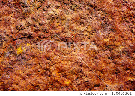 Aged rusted iron steel texture background 130495301