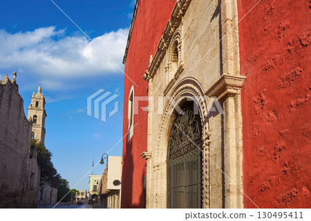 Merida city Rosario Chapel of Yucatan Merida city Rosario Chapel of Yucatan 130495411