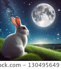 White Rabbit Watching the Moon[19] 130495649