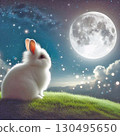 White Rabbit Watching the Moon[20] 130495650