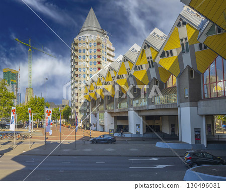 Rotterdam Netherlands - 06.09.2025,  view of Cube Houses  130496081