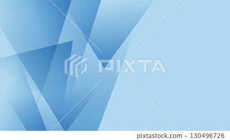 Abstract geometric blue triangle pattern on light background 130496726