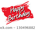 Happy Birthday logo 130496882