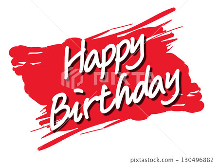 Happy Birthday logo 130496882