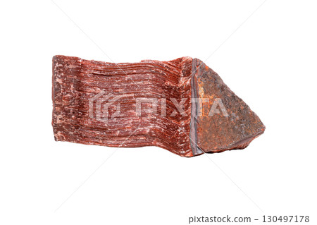 Vivid Ox Eye Stone on Isolated Background Vivid Ox Eye Stone on Isolated Background 130497178