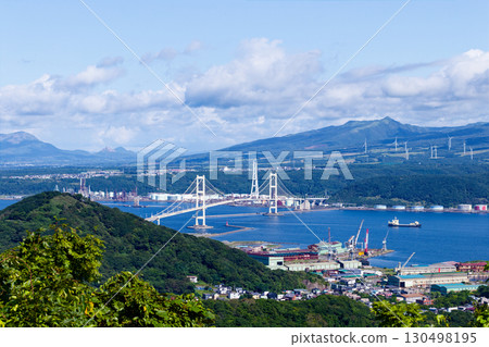 從束陵山看到的白鳥橋 從束陵山看到的白鳥橋 130498195