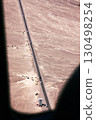 Pan-American Highway seen from above Nazca, Peru, South America 130498254