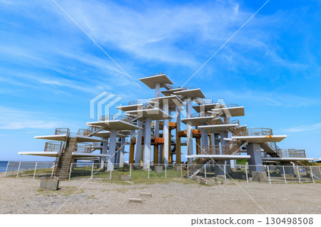 千葉縣富津市富津公園明治百年紀念展望塔 130498508