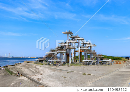 千葉縣富津市富津公園明治百年紀念展望塔 130498512