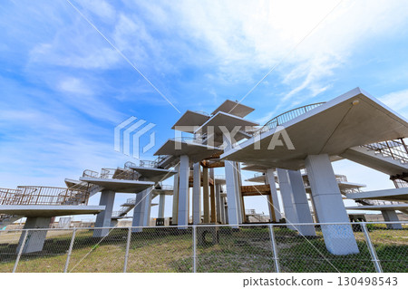 千葉縣富津市富津公園明治百年紀念展望塔 130498543