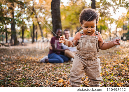 First Steps in Autumn Splendor 130498632