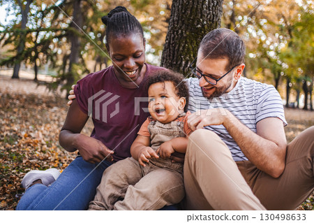 Family Bliss in Nature's Embrace 130498633