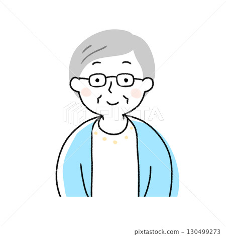 Simple illustration of a woman 130499273