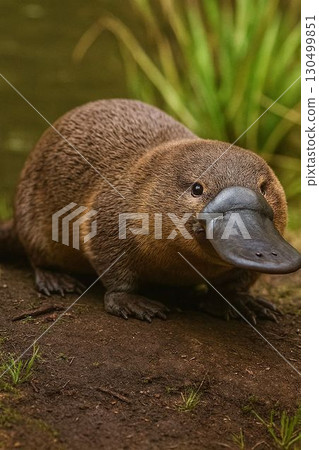 Wild platypus 130499851