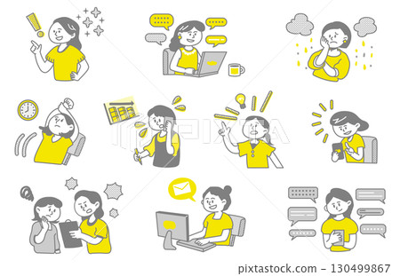 a working woman a working woman 130499867