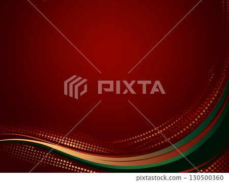 Red background and gold curved Japanese-style frame Red background and gold curved Japanese-style frame 130500360