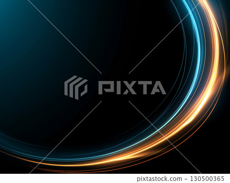 Cyber abstract background with intersecting blue and orange lights Cyber abstract background with intersecting blue and orange lights 130500365