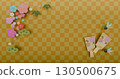 Kagami mochi and osechi transparent background material 130500675