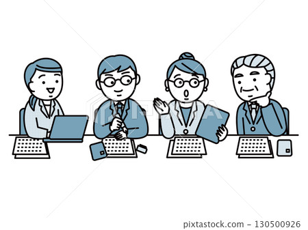 在一次會議上 130500926