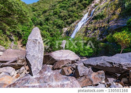 Roaring Okawa Falls, one of Japan's top 100 waterfalls, Yakushima National Park (winter) Roaring Okawa Falls, one of Japan's top 100 waterfalls, Yakushima National Park (winter) 130501168
