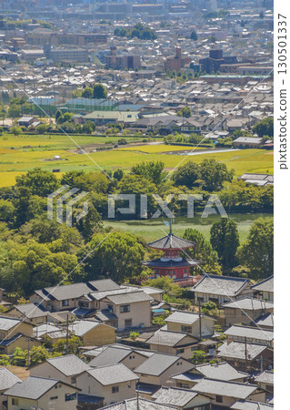 京都的秋天：嵯峨野路的田園風光 130501337
