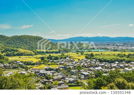 Autumn in Kyoto: Rural scenery along Sagano Road 130501346
